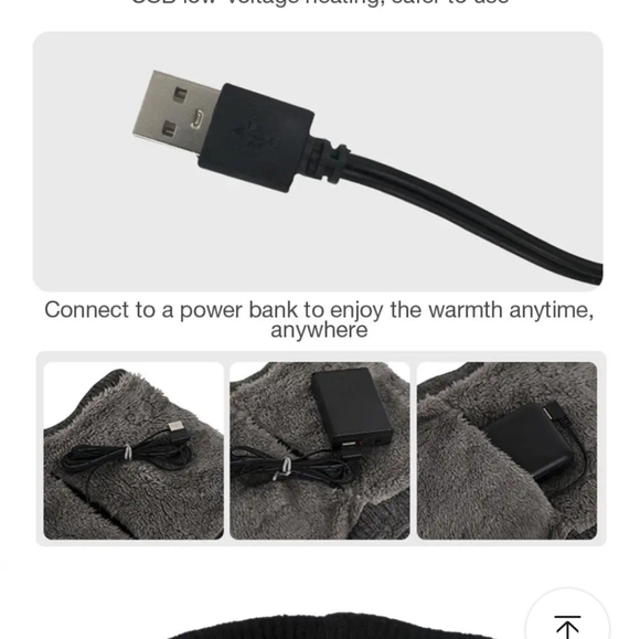 NEW Heated Winter Gator Neck Scarf Headband Facemask - Picture 10 of 15